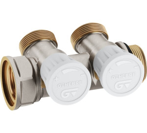 2, 3 and 4 ways modular sanitary manifold with adjustment